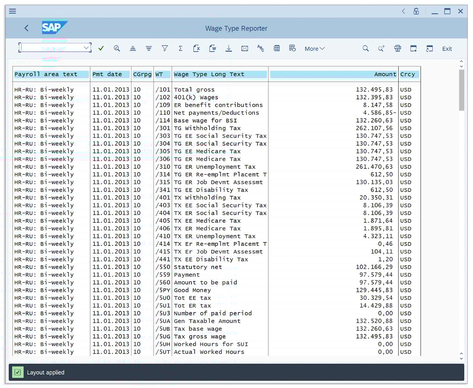Why struggle with the SAP Wage Type Reporter when you can use Query